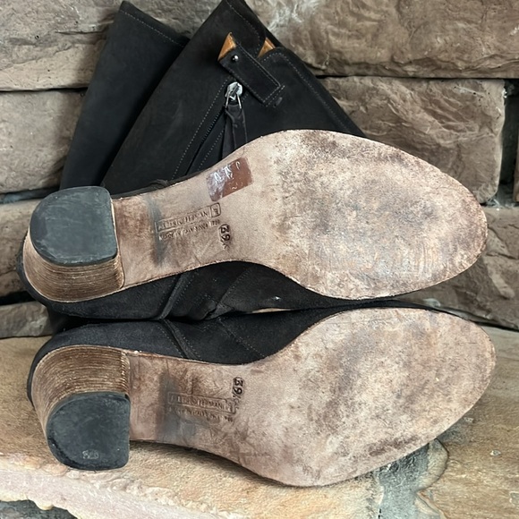 Alberto Fermani Gray‎ Suede Knee-High Boots / SZ 39 or 8.5-9 - Picture 11 of 13